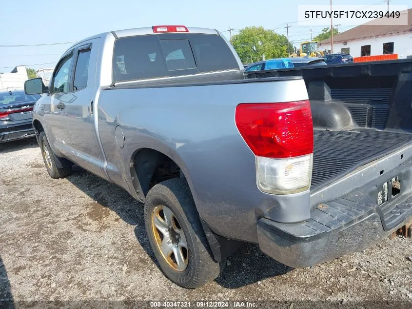 5TFUY5F17CX239449 2012 Toyota Tundra Grade 5.7L V8