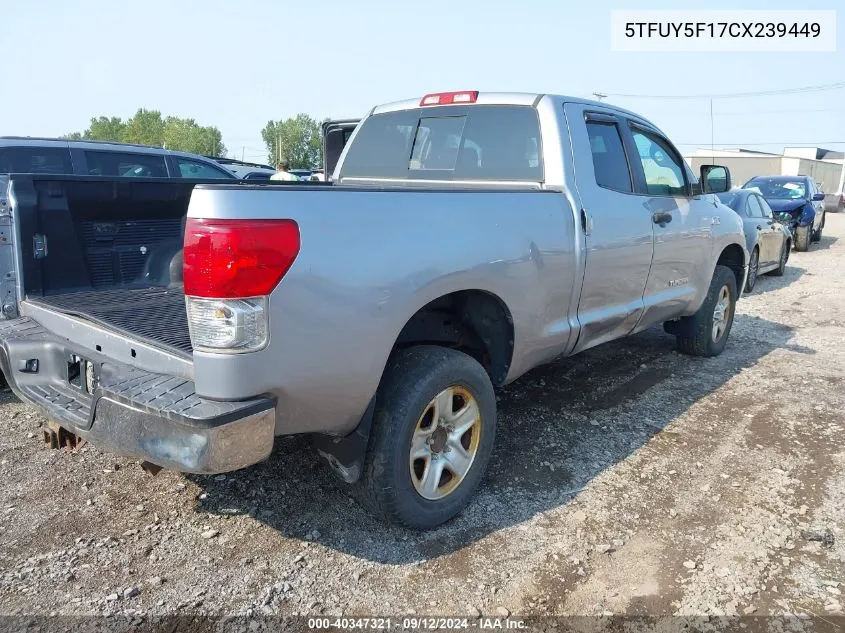 5TFUY5F17CX239449 2012 Toyota Tundra Grade 5.7L V8