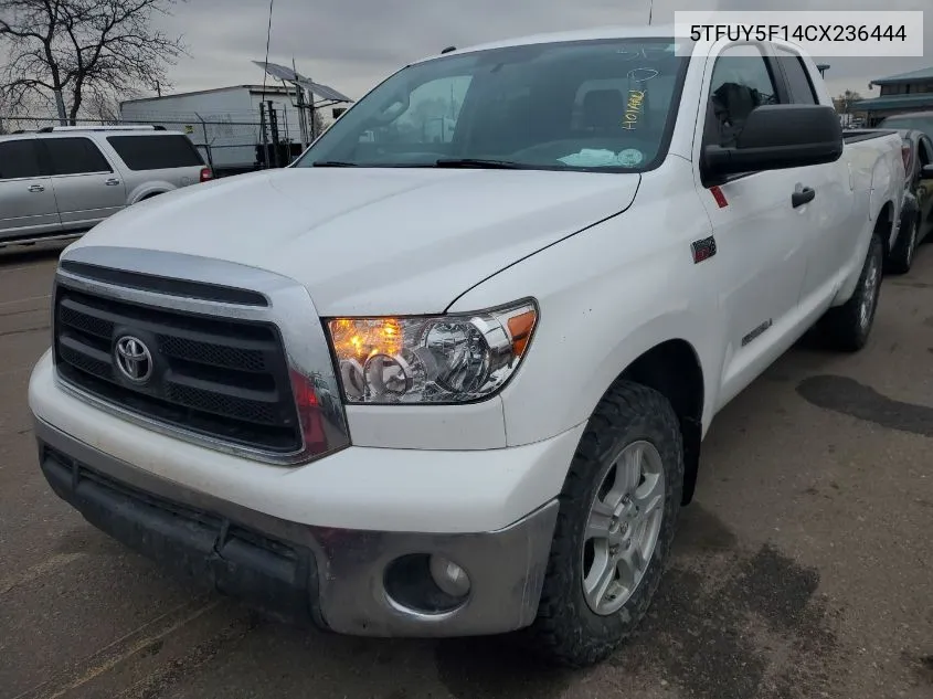 5TFUY5F14CX236444 2012 Toyota Tundra Grade 5.7L V8