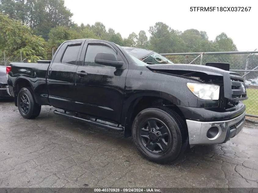 5TFRM5F18CX037267 2012 Toyota Tundra Grade 4.6L V8