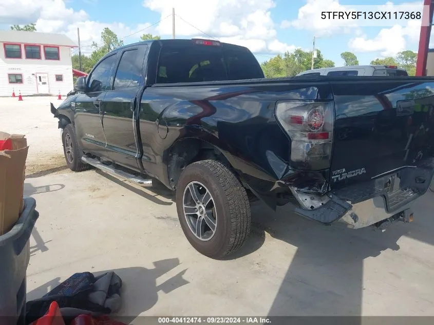 5TFRY5F13CX117368 2012 Toyota Tundra Grade 5.7L V8