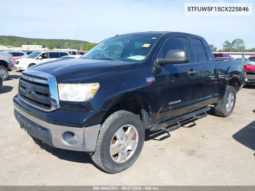 5TFUW5F15CX225846 2012 Toyota Tundra Grade 5.7L V8