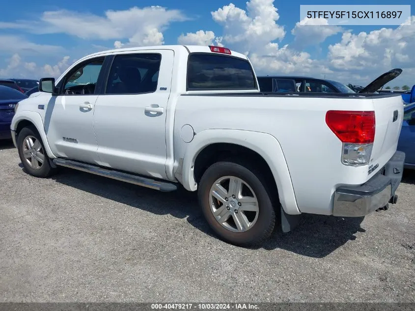 5TFEY5F15CX116897 2012 Toyota Tundra Grade 5.7L V8