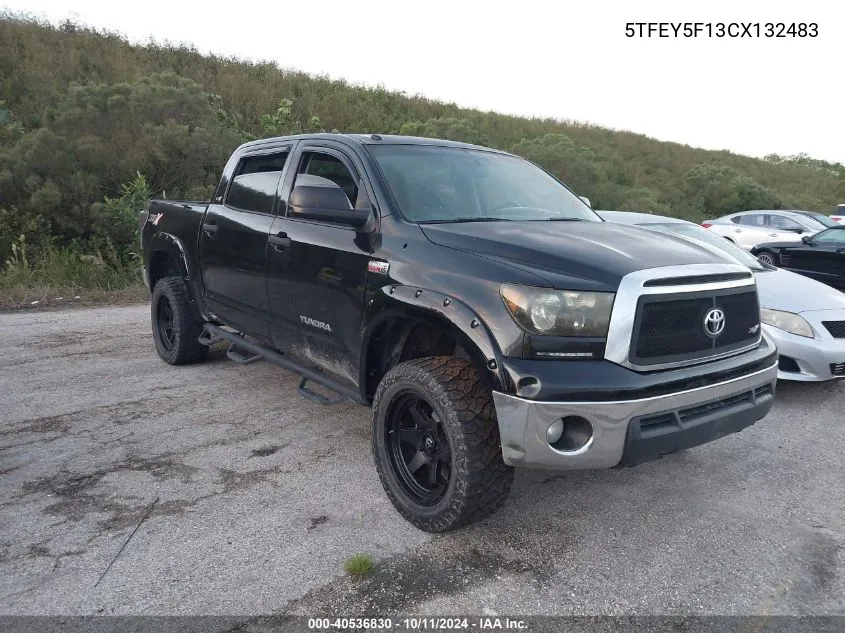 2012 Toyota Tundra Grade 5.7L V8 VIN: 5TFEY5F13CX132483 Lot: 40536830