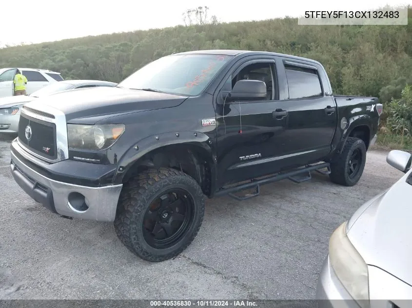 5TFEY5F13CX132483 2012 Toyota Tundra Grade 5.7L V8