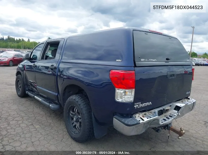 2013 Toyota Tundra Grade 4.6L V8 VIN: 5TFDM5F18DX044523 Lot: 39330178