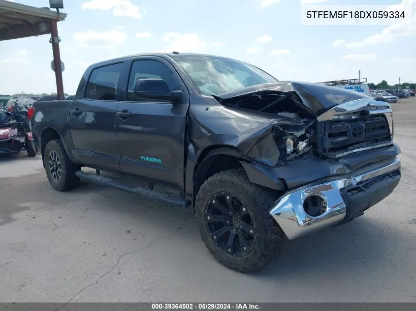 5TFEM5F18DX059334 2013 Toyota Tundra Grade 4.6L V8