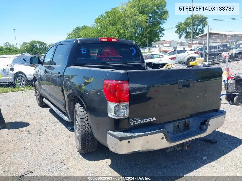 2013 Toyota Tundra Grade 5.7L V8 VIN: 5TFEY5F14DX133739 Lot: 39629369