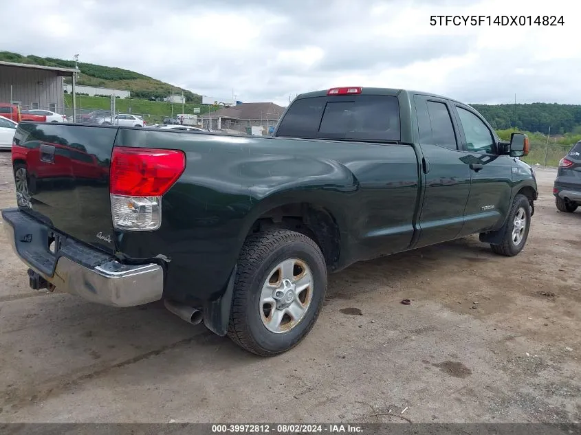 5TFCY5F14DX014824 2013 Toyota Tundra Grade 5.7L V8