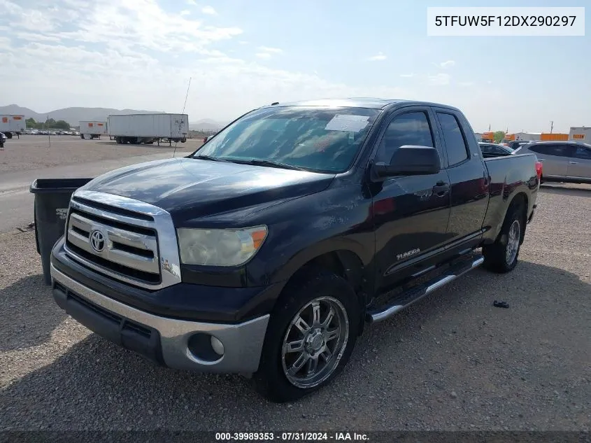 2013 Toyota Tundra Grade 5.7L V8 VIN: 5TFUW5F12DX290297 Lot: 39989353