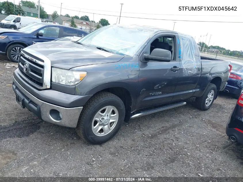 2013 Toyota Tundra Grade 4.6L V8 VIN: 5TFUM5F1XDX045642 Lot: 39997462