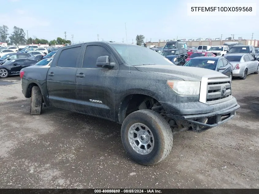 5TFEM5F10DX059568 2013 Toyota Tundra Grade 4.6L V8