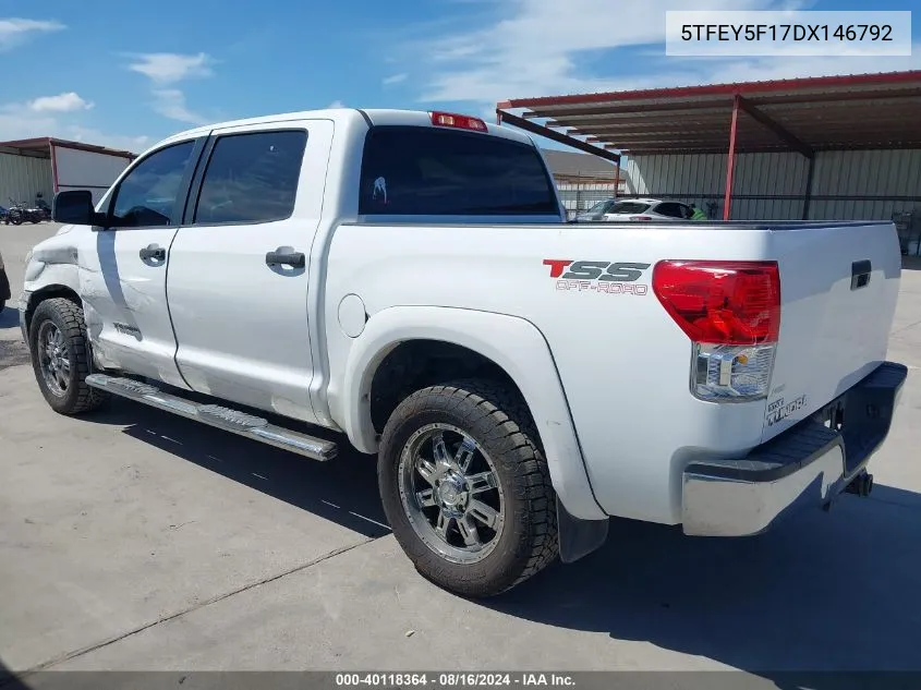 5TFEY5F17DX146792 2013 Toyota Tundra Grade 5.7L V8