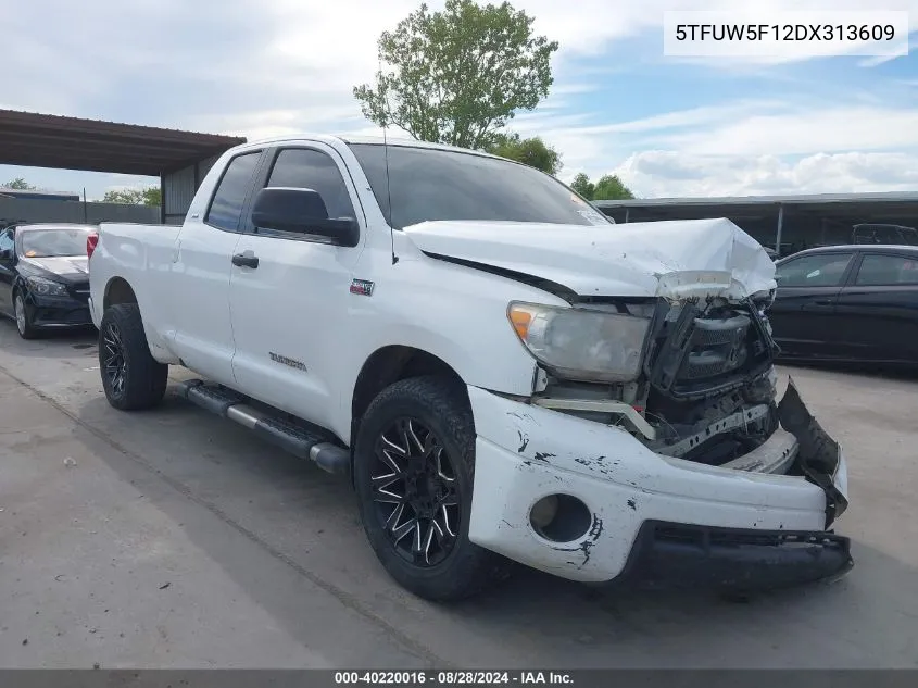 2013 Toyota Tundra Grade 5.7L V8 VIN: 5TFUW5F12DX313609 Lot: 40220016