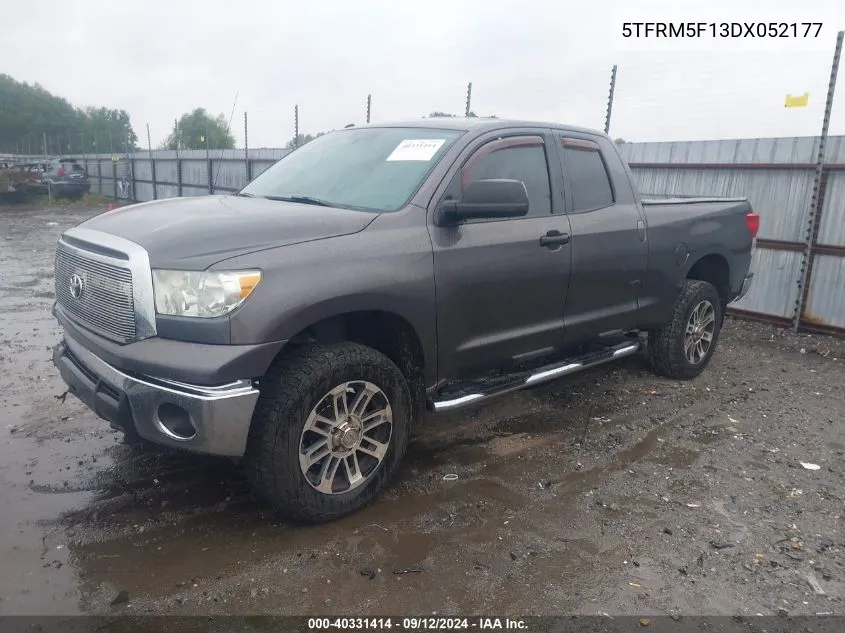 5TFRM5F13DX052177 2013 Toyota Tundra Double Cab Sr5