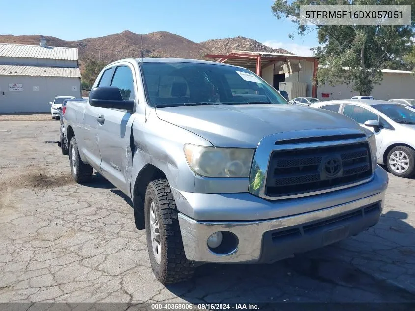 2013 Toyota Tundra Grade 4.6L V8 VIN: 5TFRM5F16DX057051 Lot: 40358006