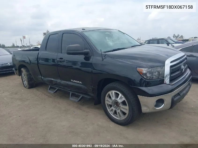 5TFRM5F18DX067158 2013 Toyota Tundra Grade 4.6L V8