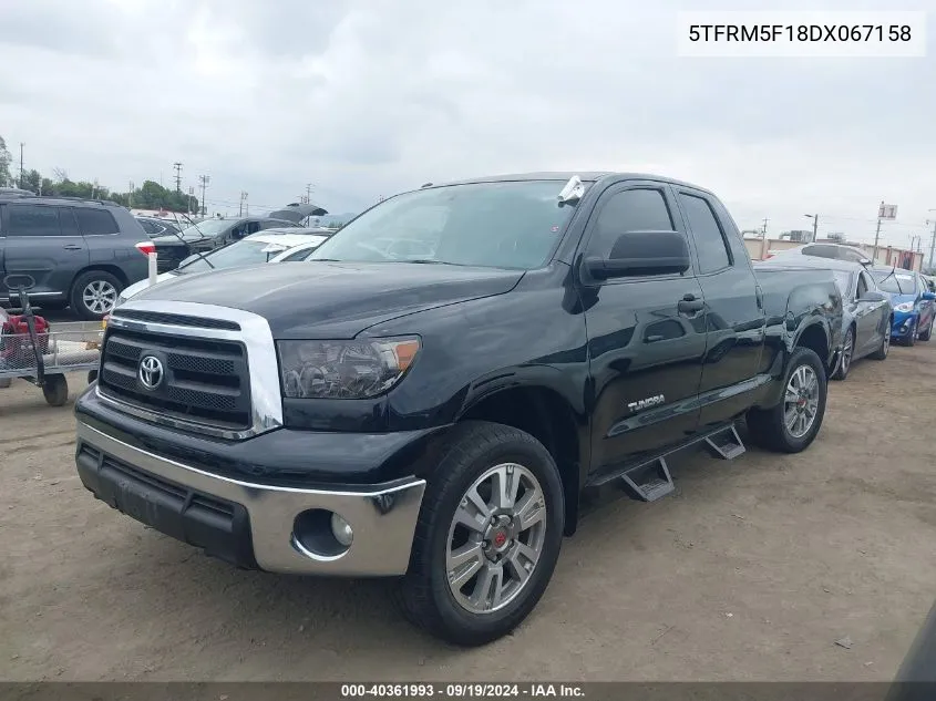 2013 Toyota Tundra Grade 4.6L V8 VIN: 5TFRM5F18DX067158 Lot: 40361993