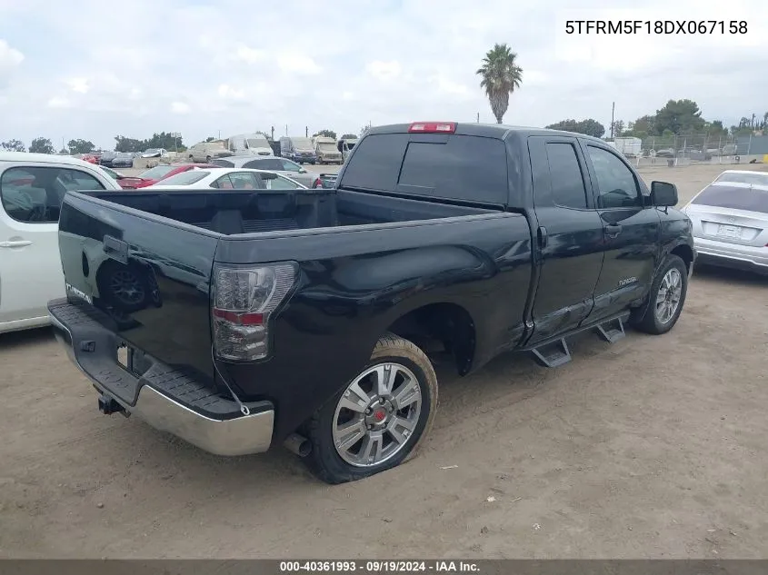 5TFRM5F18DX067158 2013 Toyota Tundra Grade 4.6L V8