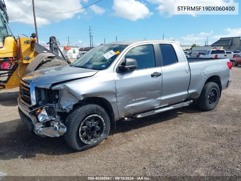 2013 Toyota Tundra Grade 4.6L V8 VIN: 5TFRM5F19DX060400 Lot: 40365941