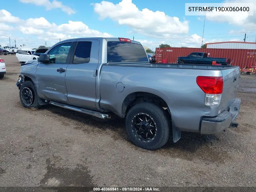 2013 Toyota Tundra Grade 4.6L V8 VIN: 5TFRM5F19DX060400 Lot: 40365941