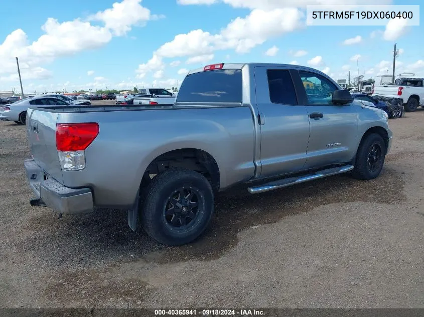 2013 Toyota Tundra Grade 4.6L V8 VIN: 5TFRM5F19DX060400 Lot: 40365941