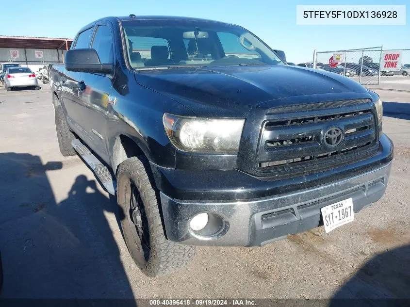 2013 Toyota Tundra Grade 5.7L V8 VIN: 5TFEY5F10DX136928 Lot: 40396418