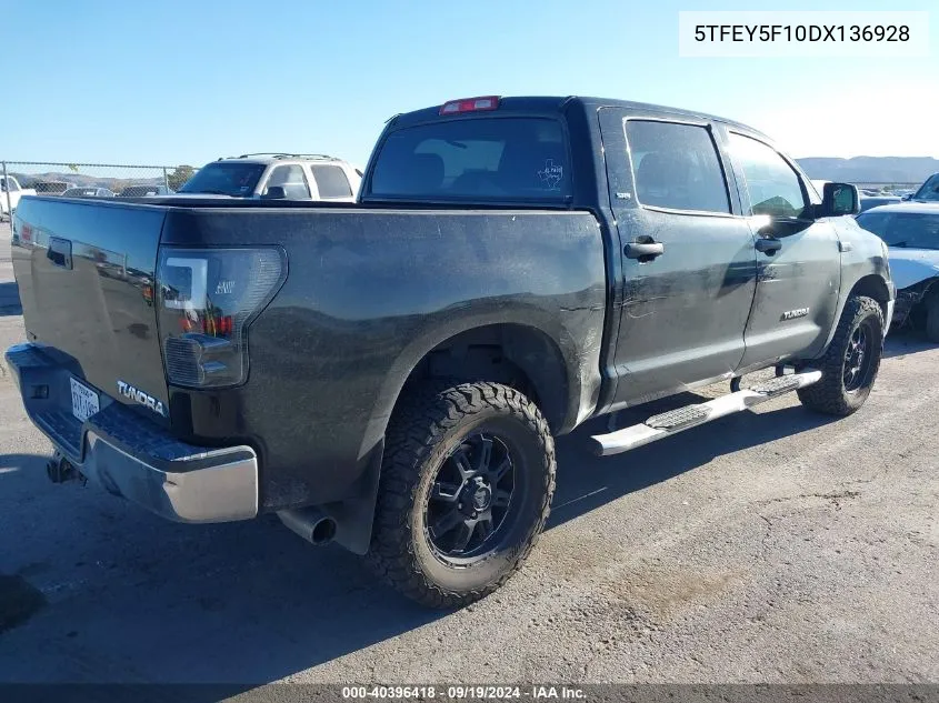 2013 Toyota Tundra Grade 5.7L V8 VIN: 5TFEY5F10DX136928 Lot: 40396418