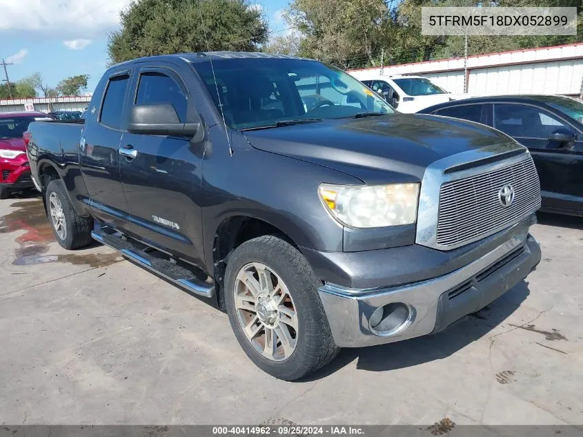 2013 Toyota Tundra Grade 4.6L V8 VIN: 5TFRM5F18DX052899 Lot: 40414962