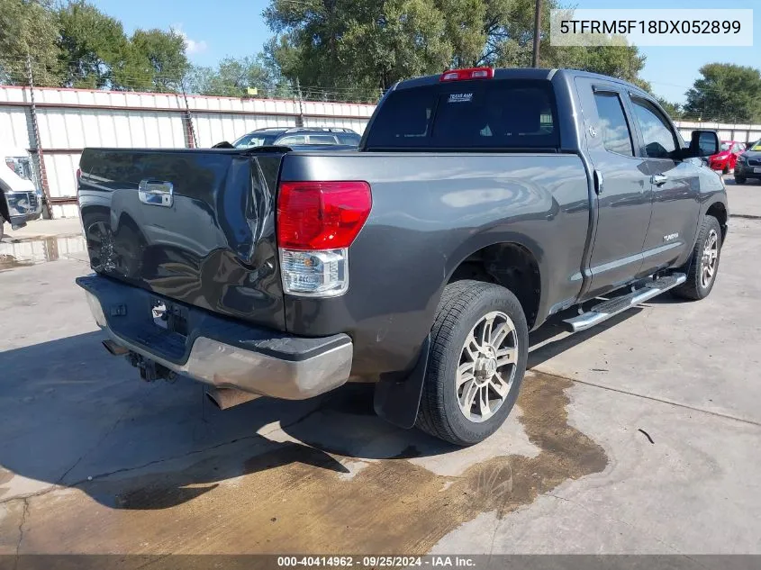 2013 Toyota Tundra Grade 4.6L V8 VIN: 5TFRM5F18DX052899 Lot: 40414962