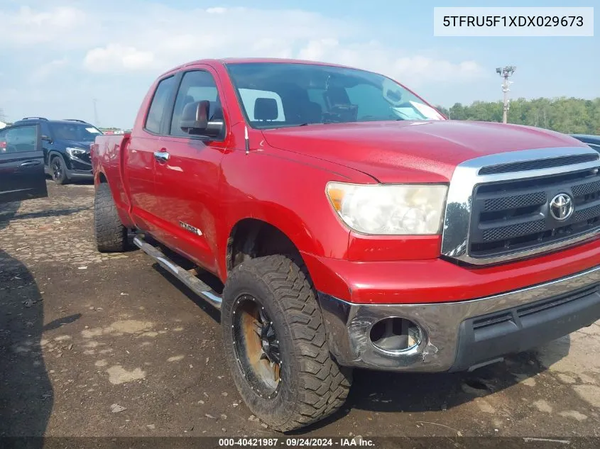 2013 Toyota Tundra Double Cab Sr5 VIN: 5TFRU5F1XDX029673 Lot: 40421987