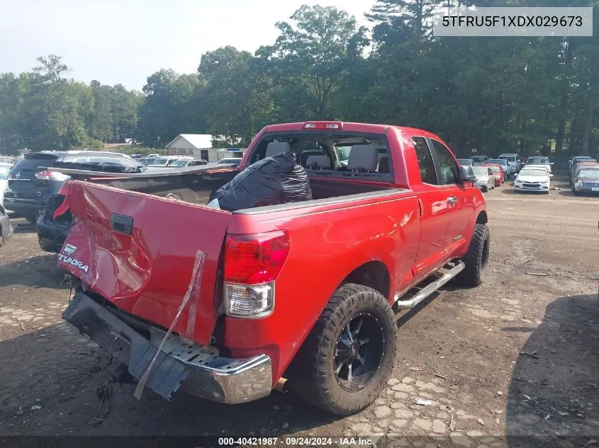 2013 Toyota Tundra Double Cab Sr5 VIN: 5TFRU5F1XDX029673 Lot: 40421987