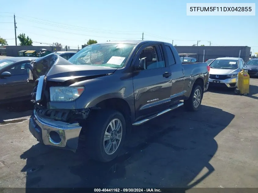 5TFUM5F11DX042855 2013 Toyota Tundra Grade 4.6L V8