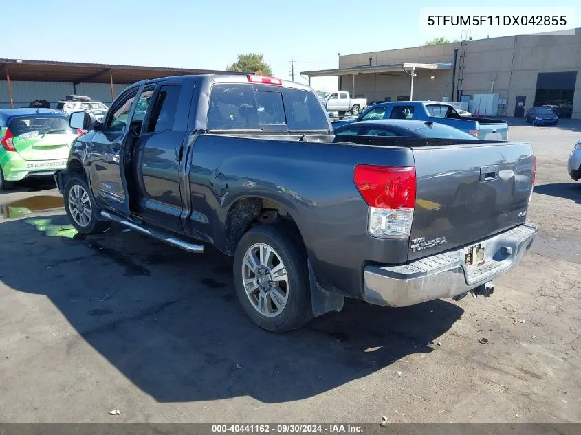 5TFUM5F11DX042855 2013 Toyota Tundra Grade 4.6L V8