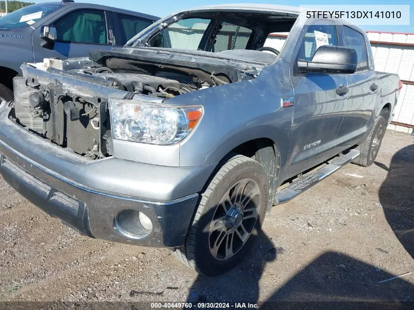 2013 Toyota Tundra Grade 5.7L V8 VIN: 5TFEY5F13DX141010 Lot: 40449760