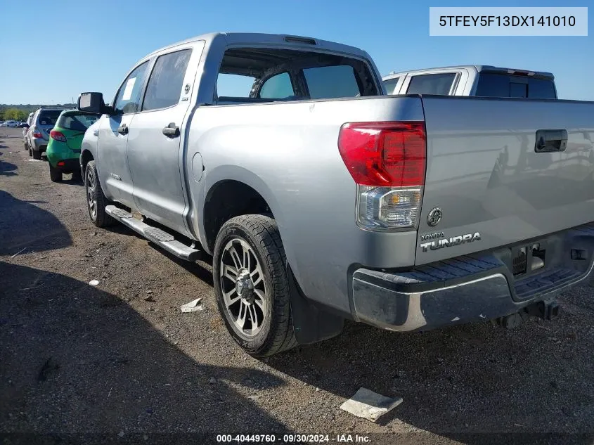 2013 Toyota Tundra Grade 5.7L V8 VIN: 5TFEY5F13DX141010 Lot: 40449760