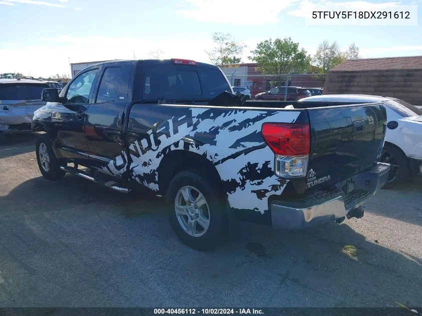 2013 Toyota Tundra Sr5 5.7L V8 VIN: 5TFUY5F18DX291612 Lot: 40456112