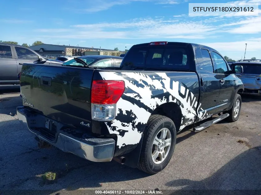 2013 Toyota Tundra Sr5 5.7L V8 VIN: 5TFUY5F18DX291612 Lot: 40456112