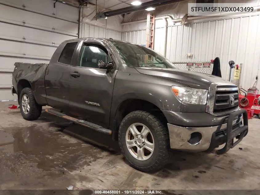 5TFUM5F1XDX043499 2013 Toyota Tundra Grade 4.6L V8