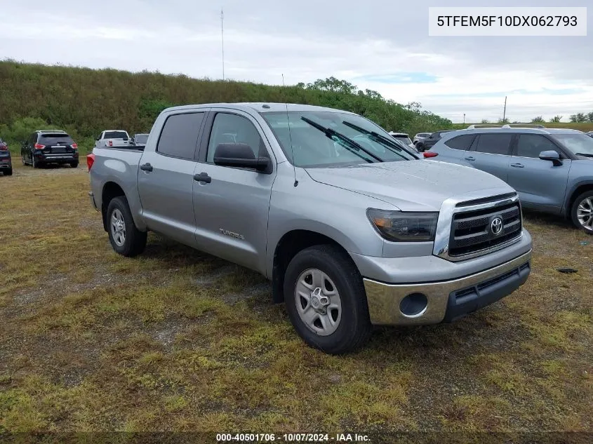 2013 Toyota Tundra Crewmax Sr5 VIN: 5TFEM5F10DX062793 Lot: 40501706