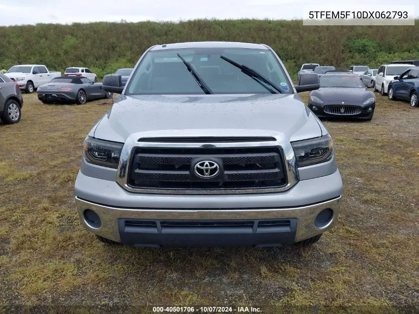 2013 Toyota Tundra Crewmax Sr5 VIN: 5TFEM5F10DX062793 Lot: 40501706