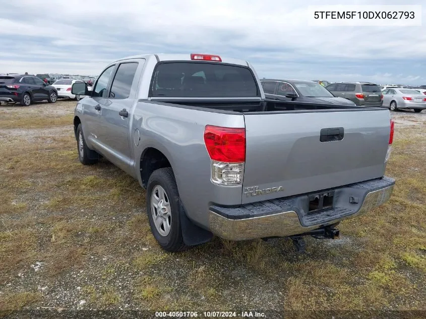 2013 Toyota Tundra Crewmax Sr5 VIN: 5TFEM5F10DX062793 Lot: 40501706