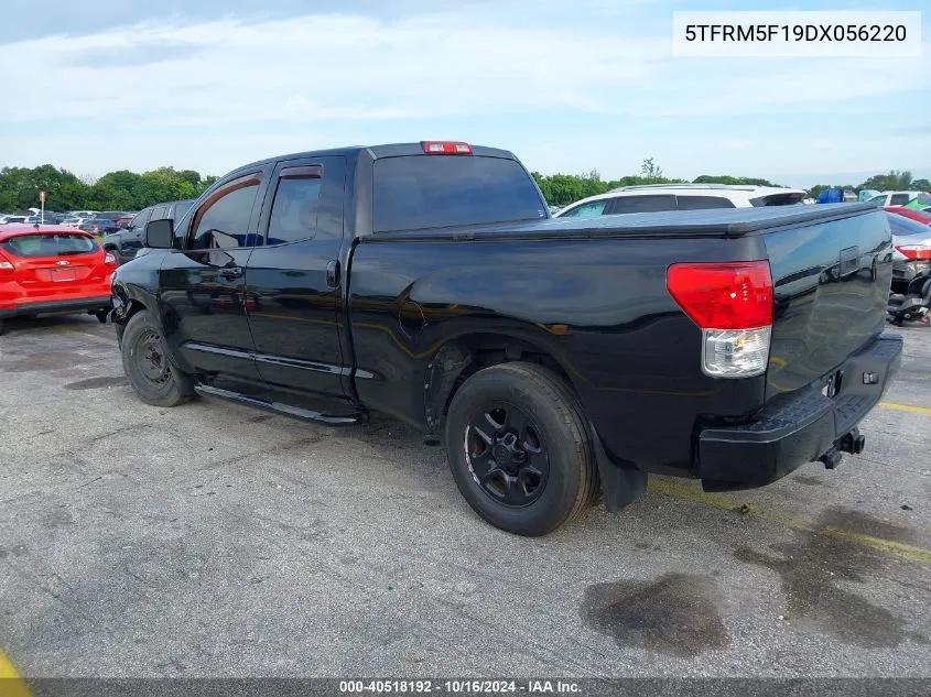 2013 Toyota Tundra Grade 4.6L V8 VIN: 5TFRM5F19DX056220 Lot: 40518192