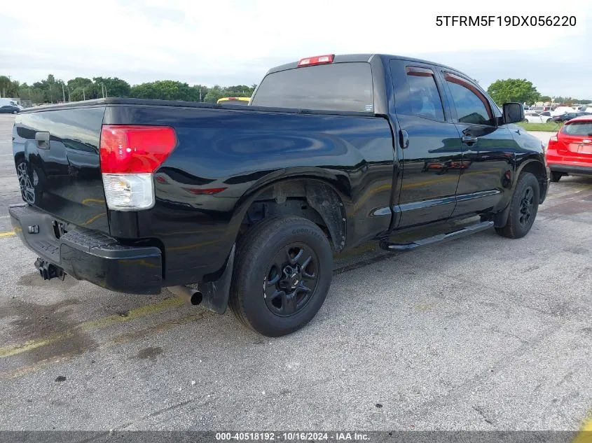 2013 Toyota Tundra Grade 4.6L V8 VIN: 5TFRM5F19DX056220 Lot: 40518192