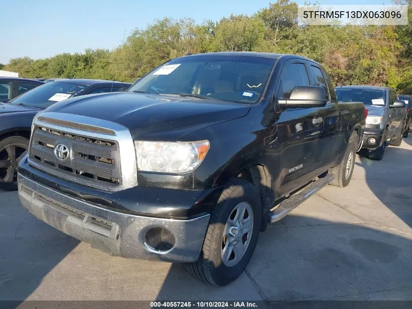 2013 Toyota Tundra Grade 4.6L V8 VIN: 5TFRM5F13DX063096 Lot: 40557245