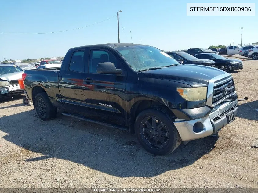 2013 Toyota Tundra Grade 4.6L V8 VIN: 5TFRM5F16DX060936 Lot: 40586632