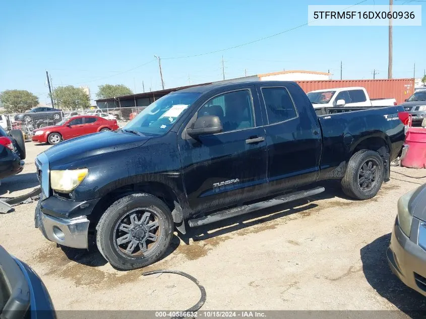 2013 Toyota Tundra Grade 4.6L V8 VIN: 5TFRM5F16DX060936 Lot: 40586632