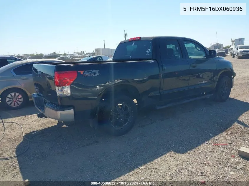 2013 Toyota Tundra Grade 4.6L V8 VIN: 5TFRM5F16DX060936 Lot: 40586632