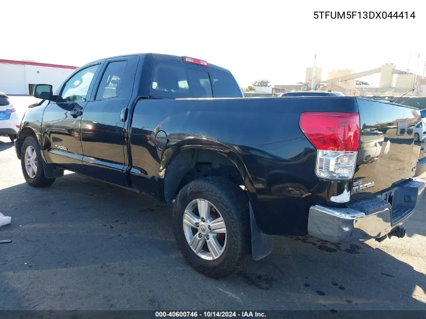 2013 Toyota Tundra Grade 4.6L V8 VIN: 5TFUM5F13DX044414 Lot: 40600746