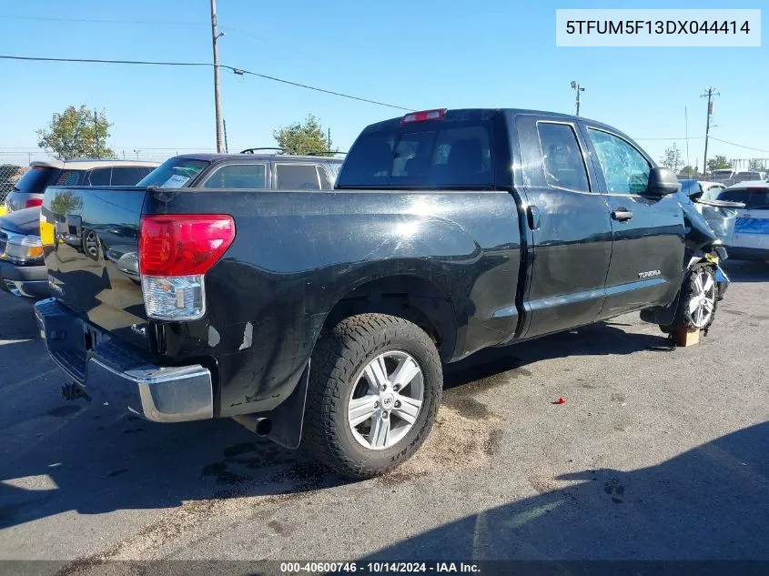 2013 Toyota Tundra Grade 4.6L V8 VIN: 5TFUM5F13DX044414 Lot: 40600746